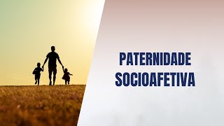 Paternidade socioafetiva [upl. by Ymmor138]