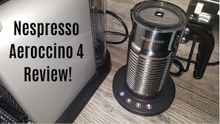 Nespresso Aeroccino 4 Milk Frother Review  Worth upgrading from the Aeroccino 3 [upl. by Hennie]