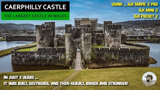 Caerphilly Castle  The Largest in Wales 2nd in Britain [upl. by Aidyn]