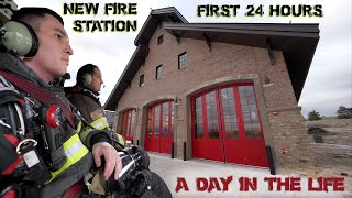 First 24 Hours in a New Fire Station  A Day in the Life [upl. by Auqeenwahs]