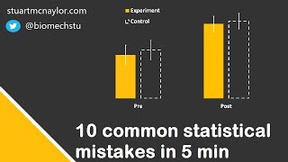 Ten Statistical Mistakes in 5 Min [upl. by Alak]