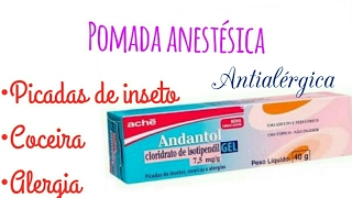 Resenha PomadaAndantol Gel [upl. by Niasuh]