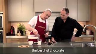 How to make a hot chocolate using an aerolatte milk frother [upl. by Eelitan413]